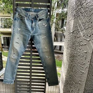 Old Navy - Built-In Flex Relaxed Slim Distressed Jeans size 30x30 (Men’s)